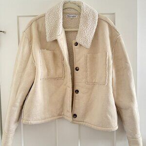Reformation Arlington Jacket Cream - Size M